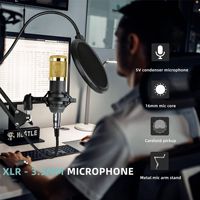 V8S Englisch Live Broadcast Soundkarte Grenz überschreitende BM800 Cantilever Microphone Suite für Streaming für Live-Streaming