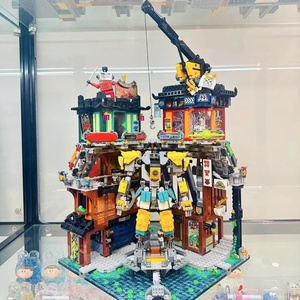 Kinder-Geschenk Konstruktionsspielzeug Kompatibel mit Lego Cyberpunk Stadtstraßen-Bausatz Kreatives Spielzeug-Baumodell Bausteine - Product Image 4