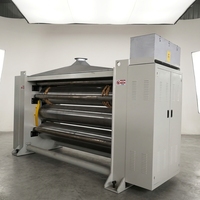 Machine de calandrage à chaud spéciale pour feutrage à l'aiguille, conception à 2 rouleaux pour le collage thermique des géotextiles et l'éclaircissement de la surface