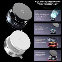 Magsafe Auto Stable Rotation à 360 ° Support magnétique pour mobile Compatible Métal Ventouse d'adsorption sous vide Portable Mobile en plastique