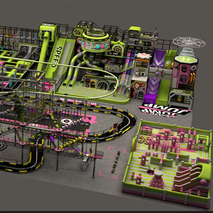 Customized <b>Indoor</b> Playground Equipment for Shopping Malls Children's Soft Play Climbing <b>Slide</b> Maze Customizable Amusement - Product Image 2