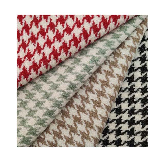 30% шерстяная ткань для пальто «гусиные лапки», плетеная пряжа, окрашенная шерстяная ткань для модной одежды