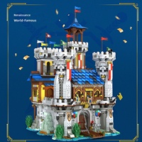 Ensemble de blocs de construction de château médiéval européen Reobrix 66006, 2722 pièces, modèle MOC Street View, briques en plastique ABS, jouet à assembler, cadeau
