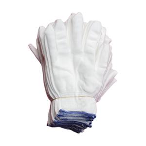 Guantes Blancos de seguridad para el trabajo, manoplas de punto de poliéster transpirables de 13 calibres - Product Image 5