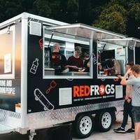 Camion de cuisine mobile multifonctionnel : idéal pour servir de délicieuses pizzas, des hot-dogs et des glaces |   Vente directe d'usine