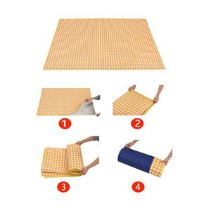 Logo Custom Picnic <b>Mat</b> <b>Large</b> Thick Roll up Padded Outside Foldable Waterproof Picnic Blanket for Outdoor Beach <b>Mat</b> - Product Image 6