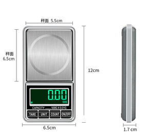 Báscula Digital de Bolsillo Electrónica Mini de 500g x 0.01g para Oro, Plata de Ley y Joyería, Balanza de Gramos - Product Image 6