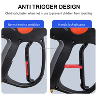 Ensemble de pistolet de lavage de voiture professionnel JH 2-en-1 Source d'alimentation électrique Lance détachable avec buses à connexion rapide pour le nettoyage à pression