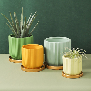 Fournitures <span class=keywords><strong>de</strong></span> <span class=keywords><strong>jardin</strong></span>, décoration intérieure, petits pots à fleurs en céramique blanche modernes, pots <span class=keywords><strong>de</strong></span> bonsaï, pots <span class=keywords><strong>de</strong></span> fleurs, vente en gros - Product Image 5
