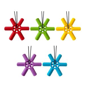 Nuevo Diseño de Juguetes Sensoriales Masticables Personalizados para Niños Autistas con TDAH, Mordedor de Silicona para Bebés, Juguete Suave No Tóxico WoXing 0-4 - Product Image 4