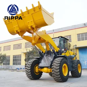 Ce được phê duyệt 10ton lớn loader máy 4x4 New xô phía trước lật nhỏ gọn lớn bánh xe tải