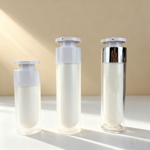 Luxury Customized Plastic Cosmetic Airless Lotion <b>Bottle</b> Empty 30ml 50ml Frosted White Liquid Foundation Airless <b>Pump</b> <b>Bottle</b> - Product Image 5