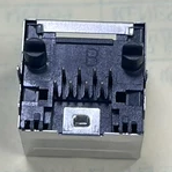 Connecteur Ethernet modulaire RJ45 blindé à angle droit Amphenol RJHSE-5380, 8P8C, sans LED, neuf et original - Product Image 3