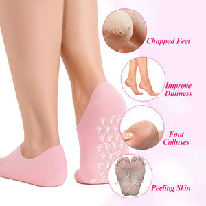 Chaussettes antidérapantes, gel hydratant pour les pieds secs et craquelés, chaussettes pour hommes et femmes - Product Image 4