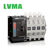 LVMA ATS saklar Transfer otomatis RTS daya ganda 250A 400A 630 pasokan LMS1 630NT/4P