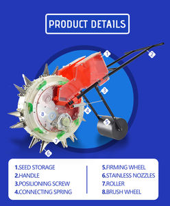 Machine à planter et à fertiliser, semoir à maïs de précision sans labour, semoir manuel à pousser - Product Image 6