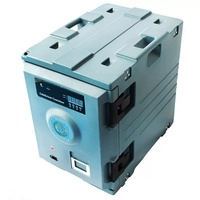 Sunmax Elektrische Kommerzielle Isolierte PU-Speisenwärmebox mit Edelstahloberfläche für Catering, Restaurant, Mahlzeiten-Transport und -Lagerung