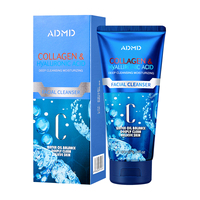Nettoyant Visage au Collagène et Acide Hyaluronique – Contrôle du Sébum, Équilibre Hydrique, Nettoyage en Profondeur, Hydratant – 180ml pour Tous Types de Peaux