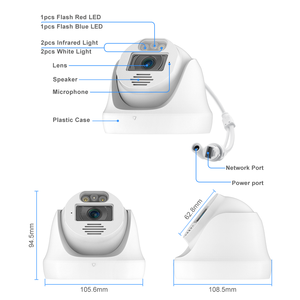Xmeye 8MP PoE IP CCTV Hệ thống Camera 4K phát hiện khuôn mặt thông minh ai hai chiều âm thanh trong nhà nhà Dome 32CH Camera <span class=keywords><strong>NVR</strong></span> Kit - Product Image 3