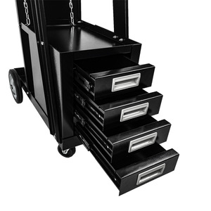 Welding Trolley Cart 4 <b>Drawer</b> Metal <b>Storage</b> Tool Cart With Wheels <b>For</b> Workshop Use - Product Image 3