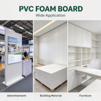 Panneau de construction en PVC blanc imperméable pour revêtement mural intérieur, plafond, cloison, matériau de construction