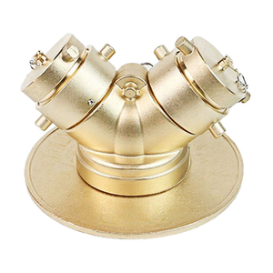 Raccordo Flessibile in Ottone per <span class=keywords><strong>Vigili</strong></span> <span class=keywords><strong>del</strong></span> <span class=keywords><strong>Fuoco</strong></span> 2.5''x4'' Tipo Y Divisore d'Acqua Siamese Attrezzatura Antincendio per Uso con Idrante - Product Image 4