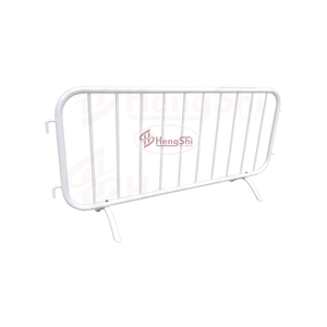 5 ayak ağır hizmet tipi galvanizli çelik bariyer birbirine kalabalık kontrol barikatı köprü ayakları - Product Image 6