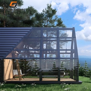 Véranda en aluminium de haute qualité Design moderne Solarium 4 saisons personnalisé Maison en verre sur pied Véranda Villas Style ouvert coulissant - Product Image 2