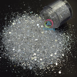 <strong>Wholesale</strong> Ultra Fine White Diamond Cosmetic Glitter for Nail Art Resin Art <strong>Snow</strong> <strong>Globe</strong> Tumbler Craft - Product Image 3