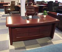 Mobilier de bureau moderne incurvé Bureau PDG Patron Table de bureau exécutif Bureau Designs Photos
