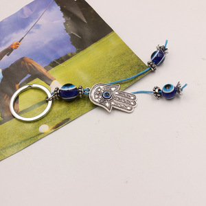Special <strong>Key</strong> Chain Semi-handmade Artistic <strong>Strange</strong> Devil's Eye Woven Rope Semi-finished Creative Wind <strong>Key</strong> - Product Image 3