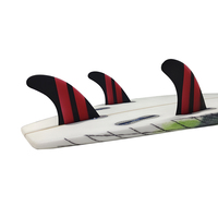 Ailerons de planche de surf en fibre de verre UPSURF FCS2 Fin G3/G5/G7, ensemble de trois ailerons Thruster, ailerons de surf personnalisés