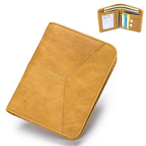 Tarjetero minimalista delgado de cuero genuino, billetera plegable para tarjeta SIM, múltiples ranuras para tarjetas, billetera de cuero para tarjetas, billetera delgada hecha a mano - Product Image 3