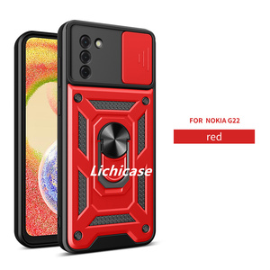 ไลซิเคสป้องกันฝาหลังกล้อง TPU แบบสไลด์ PC สำหรับ G22 Nokia C110เคสทนทาน - Product Image 1