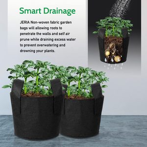 Sacs de culture pour pommes de terre de 15 gallons – Jardinières durables en tissu non tissé avec poignées renforcées, contenants de jardin réutilisables pour pommes de terre - Product Image 3