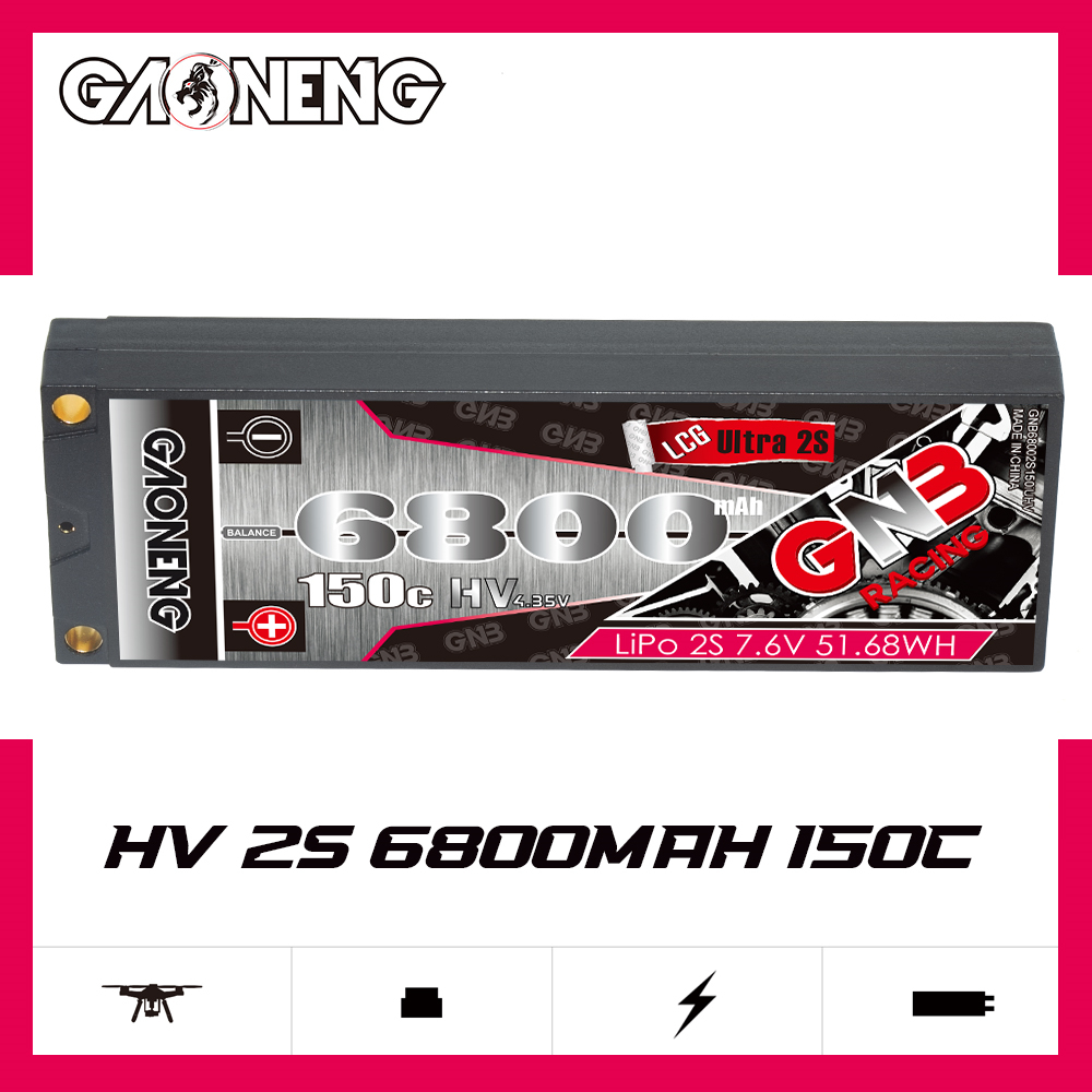[���ܼ�] GNB68002S150iUHV [GNB] 7.6V 6800MAH HV 2S 150C ������ ��Ƭ ������ ���͸�