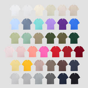 Vente en gros T-shirt 100% coton de haute qualité 270GSM pour hommes T-shirt surdimensionné à manches courtes et col rond pour hommes - Product Image 4