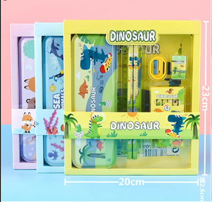 Juego de Papelería de Papel y Plástico con Personajes de Dibujos Animados, Personalizado, al por Mayor, para Estudiantes, Oficina, Uso Escolar, Multifuncional - Product Image 4