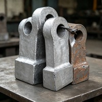 Tête de marteau de concasseur en alliage moulé, pièces d'usure pour le traitement minier, fourniture directe du fabricant