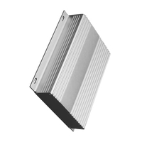 Boîtier d'amplificateur en métal mural boîtier électronique extrudé boîtier en aluminium pour PCB