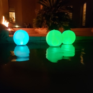 NEW Garden Swimming Pool Lake <strong>Ball</strong> <strong>Solar</strong> <strong>Powered</strong> LED Floating Holiday Light Lamp Color Led <strong>Solar</strong> Light Outdoor Party Light RGB - Product Image 4
