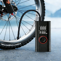 Compresseur d'air portable 14,8 V pour voiture, gonfleur de pneus à batterie en plastique, lumière d'urgence, démarreur de secours, manomètre numérique, SOS