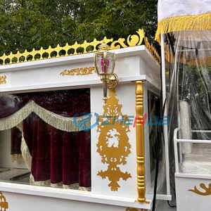 Luxury Style Funeral Carriage Car New Vehicle Horse Drawn Carriage Trailer Hearse Horse Carriage Funeral - Product Image 3
