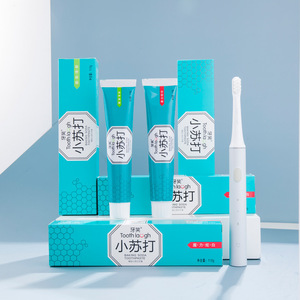 Dentifrice au bicarbonate de soude Tooth Laugh 110g, blanchissant, saveur menthe, soin buccal pour adultes - Product Image 4