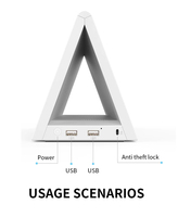 Nueva Tablet PC Android de 10.1 Pulgadas con Pantalla Táctil Dual en Forma de L, Octa Core, Rockchip, Wi-Fi, RJ45, POENFC, para Oficina Inteligente, Punto de Venta, Kiosco