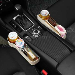 Organisateur de siège de voiture, boîte de rangement pour fentes, organisateur de voiture, support de remplissage pour espaces entre les sièges, pour portefeuille, téléphone, poche pour espaces, accessoires de voiture - Product Image 2