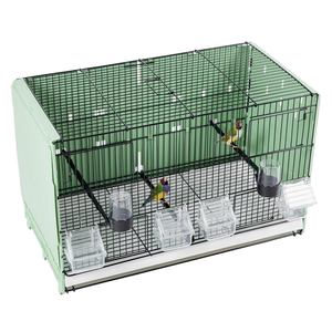 <span class=keywords><strong>Cage</strong></span> d'élevage d'oiseaux en fer empilable vente chaude <span class=keywords><strong>Cage</strong></span> pour perroquet multicouche personnalisable directe d'usine grand - Product Image 1