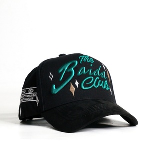 Gorras Personalizadas Estilo Vintage con Bordado 3D, de Algodón, Gamuza y Tela de Rizo, con Lazos, Gorra de Béisbol - Product Image 2