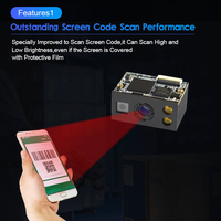PDA Portátil UHF para Máquinas Expendedoras, PDA Resistente de Largo Alcance con Android Integrado, Módulo Escáner de Códigos de Barras 1D 2D y QR