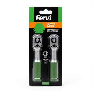 Clé à douille à chocs Fervi, série normale, 12 points, taille standard, pour réparation automobile - Product Image 2